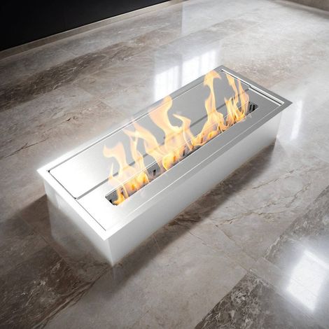 Dmora - Brenner Dro, Kochfeld, Heizelement, Verbrenner, Made in Italy, 19x46 h10 cm, Silber (1/3)