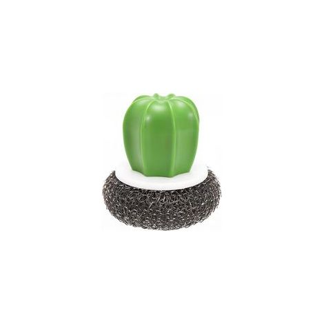 5pcs Brosse de nettoyage réutilisable lavable résistante à l'huile antirouille pratique adorable bol assiette plateau brosses en fil d'acier noir