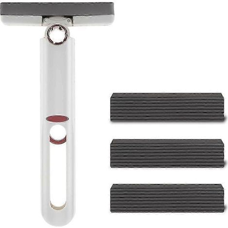 Mini balai AURA lavable à la main pour le nettoyage de bureau, avec 3 balais, pour fenêtres, sols, murs, carrelage, parquet, voiture et bureau. (1/5)