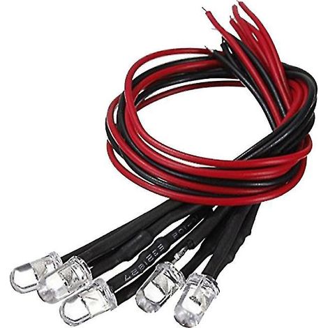 10 Stück vorverdrahtete LEDs