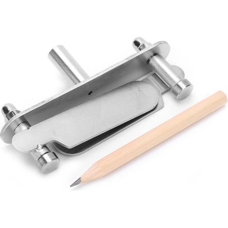 Outil de traçage pour le travail du bois, en acier inoxydable, pour le repérage et le marquage du centre, 60 mm (1/5)