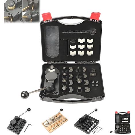 Kit de cintreuse à anneaux avec matrices réglables et outils interchangeables pour cintrer le fil métallique, gabarit de cintrage pour la fabrication de bagues, de bijoux et de quincaillerie (troisièm