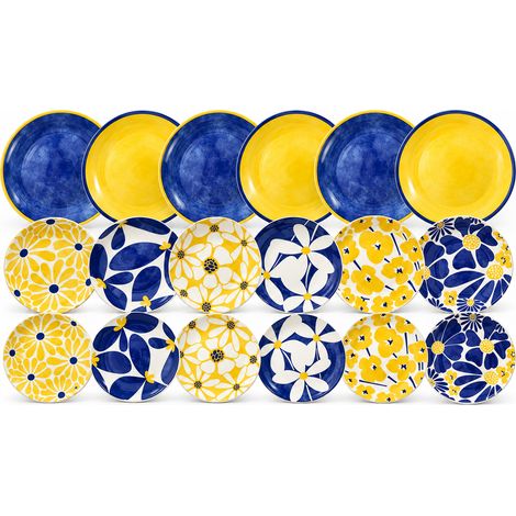 Servizio di Piatti da Tavola in Ceramica Marisol Madison 18 Pezzi Tognana (1/4)
