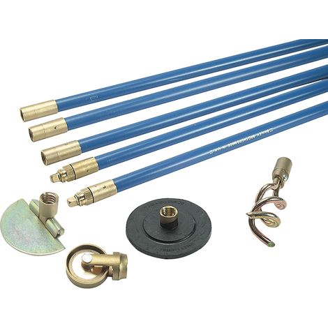 Bailey 1324 Lockfast 3/4in Drain Rod Set 4 Tools (1/5)