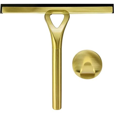 Accessoires de salle de bain - Raclette de sol - Raclette de salle de bain Flash - avec système de suspension - pour douche ou paroi de douche - Raclette à vitre professionnelle (1/5)