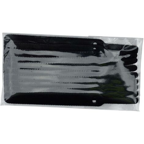 TRU COMPONENTS 800-330-Bag Fascette a strappo per raggruppare Lato morbido e lato rigido Nero 10 pz. (1/5)