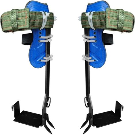 Juego de púas para trepar árboles con correas de seguridad ajustables, kit de escalada con 2 engranajes de acero y herramientas de escalada. (1/5)