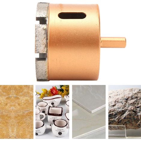 Foret carotteuse diamant 70mm pour carrelage, béton, mur, verre - scie cloche marbre pour perceuse, accessoire outil à main, 65-75mm, coupe précise (1/5)