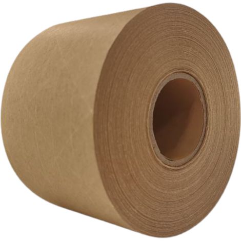 Lot de 18 Ruban adhésif kraft gommé armé 68 mm x 50 M Havane pour dévidoir Xtaper®