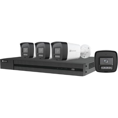 Ezviz Kit X5K Kit de sécurité 1x NVR X5K 8CH 4x Caméras PoE H3K