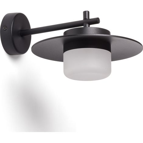 Aplique de Pared LED 6W Exterior Aluminio Kaepp Negro