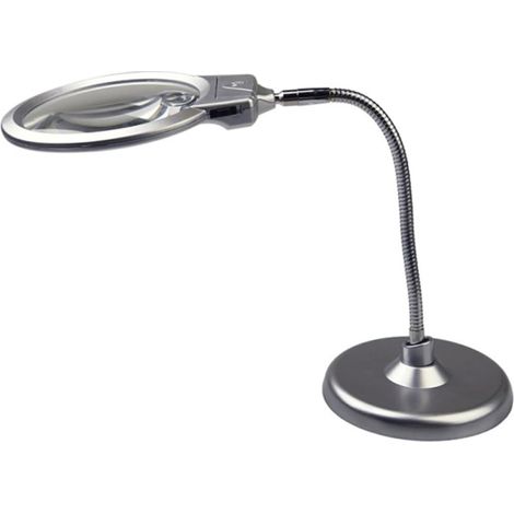 Loupe D'apiculture sur Pied, Lampe D'élevage pour Abeilles, sans Batterie, Métal et Acrylique, Pratique pour L'inspection en Rucher Métal et Plastique Acrylique, Finition Argenté, sans Batterie, Usag (1/5)