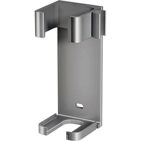 Supporto da parete per asciugacapelli, supporto adesivo in acciaio inossidabile per piastra per capelli, organizer per il bagno.