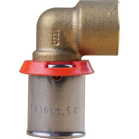 Coude 90° PER à sertir Ø16x1,5 - tube cuivre 14 à souder - IBP Bänninger (1/3)