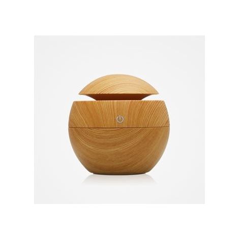 Diffuseur d'huiles essentielles et humidificateur d'air en bois de 130 ml pour la maison et le bureau