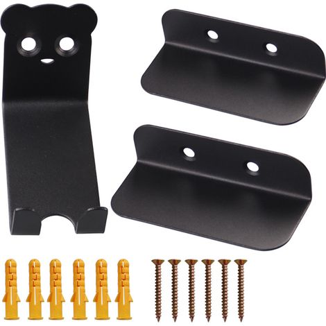 Support mural pour vélo, fixation murale robuste pour pédales de vélo, support de rangement horizontal pour vélo d'intérieur ou de garage. (1/5)