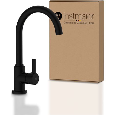 Robinet mitigeur cuisine noir mat K3 (1/5)