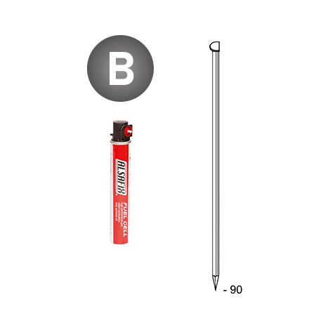 Pack D34 3,1 x 90 lisses