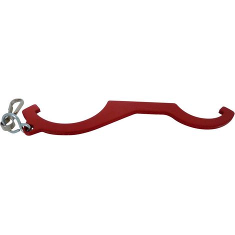 Multitanks – Clé tricoise acier renforcé époxy rouge – Raccords symétriques DN40 à DN65 – Bras ergonomiques pour réduction de fatigue