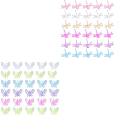 Stück Orchideenclips aus Kunststoff Kreative