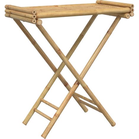 vidaXL Klapptisch 70,5x42,5x80 cm Bambus