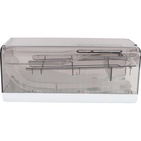 Boîte de rangement pour œufs à roulettes, distributeur et organiseur pour porte latérale de réfrigérateur, couleur gris luxueux. (1/5)