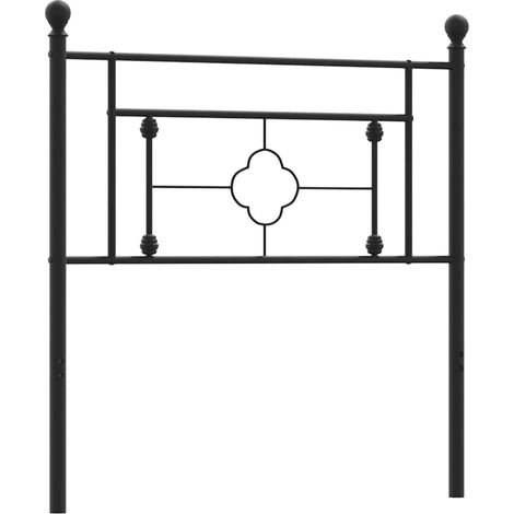 Maison Exclusive - Testiera di Ricambio in Metallo Nero 100 cm