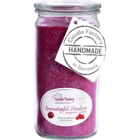 Candle Factory Mini Jumbo Granatapfel Himbeer Duftkerze Dekokerze 307-077 (1/5)