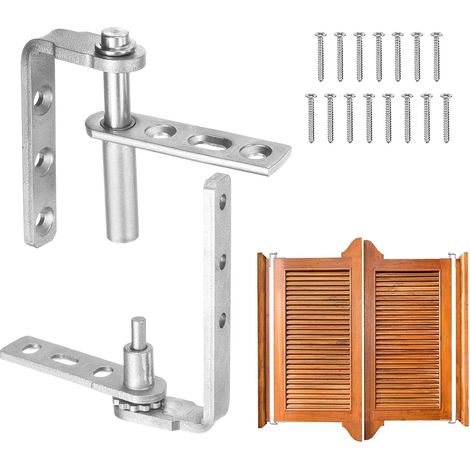 1 Ensemble Charnières Lourdes Pour Porte Salon (1/5)