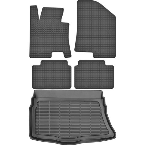 Tappetini per baule MAX-MAT 910706 + MOTOHOBBY 150402 - Hyundai i30 II Hatchback dal 2011 al 2017. SENZA FERMI. (1/5)