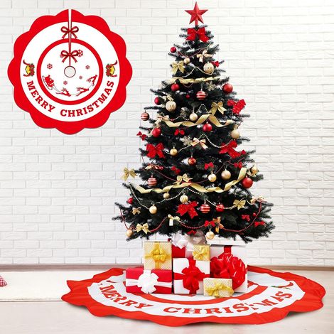 cm imprimé cloche jupe de sapin Noël coussin d'intérieur décoration 122 (1/5)