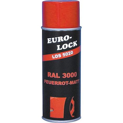 Spray couleur RAL 3000 rouge feu brillant, 400 ml (1/5)
