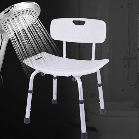 Chaise de bain pour douche, tabouret de salle de bains, siège de baignoire pour femme, banc antidérapant pour personnes âgées et femmes enceintes, accessoire de sécurité. (1/5)