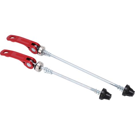 1 Paire de Serre-Roues Rapide pour Vélo de Route et VTT, Accessoire Mécanique Cyclisme Rouge (1/5)