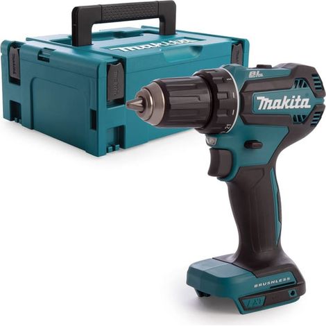 Makita – Perceuse visseuse 18V LXT sans fil – Moteur Brushless – Couple réglable 21 positions – Coffret Makpac