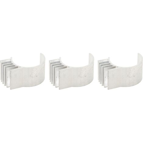 Lot de 3 dissipateurs thermiques en alliage d'aluminium pour moteurs électriques 260/370 RC (refroidissement et amélioration) - Argent (1/5)