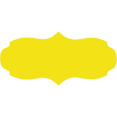 Étiquettes pour bocaux de 7,5 x 3 cm pour conserves, lot de 60, jaune mat (1/2)