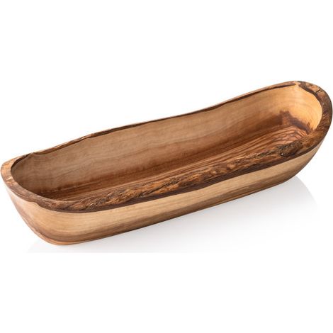 Bol 26 x 8 cm H 8 cm bois d'olivier PURE OLIVE - Was Germany (1/2)