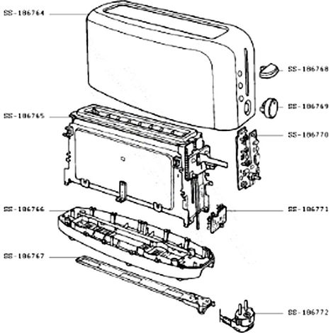 Compartimento di cottura (codice SS-186765) - Vari piccoli elettrodomestici - SEB - 333983