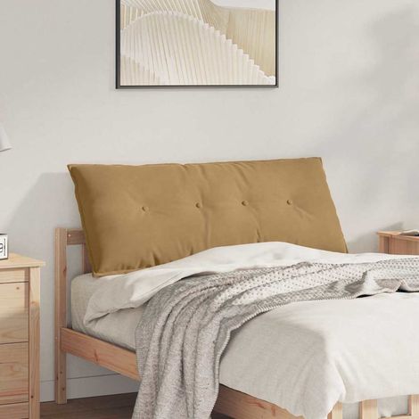 Rückenkissen Braun 120 x 50 cm Cordstoff