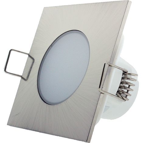 IluminaShop - Foco downlight LED CobCarbon Square 5W IP54  Blanco Frio 6500K (1/4)