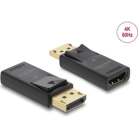 Delock Adaptador DisplayPort 1.2 activo a HDMI 4K con funciÃ³n HDR