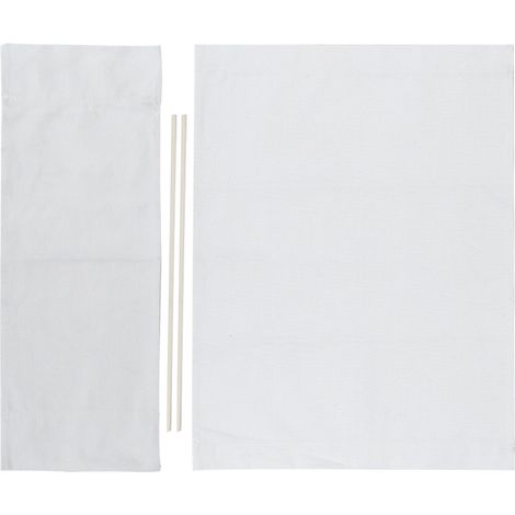 1 Siège de remplacement en toile blanche pour chaise de metteur en scène, lot de 1, accessoire mobilier pour maison. (1/5)