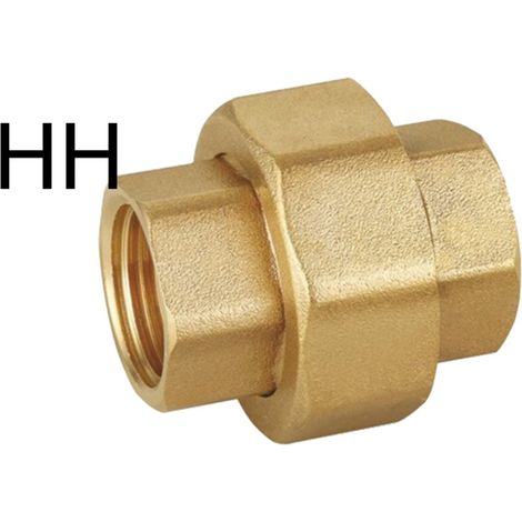 Accessoire en laiton avec filetage F/340 - Union 3 pièces
