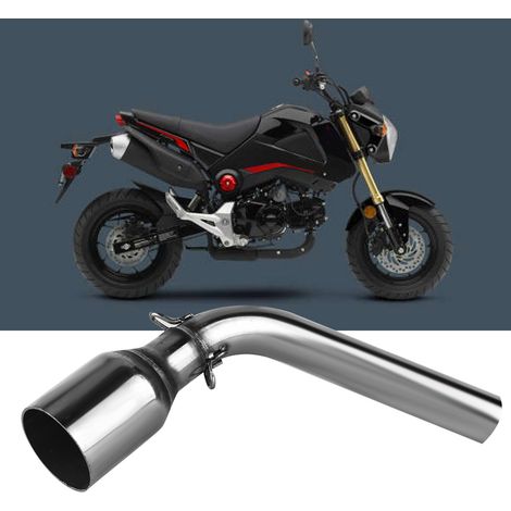 Pot de liaison échappement moto adaptateur raccord milieu pour MSX125 2013-2015, tube intermédiaire en acier inoxydable, connecteur de tuyauterie (1/5)