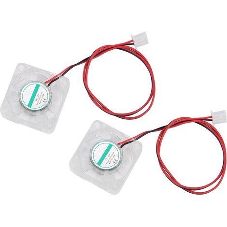 Ventilateur 3D 12V 30x30x10mm pour Hotend V6, refroidissement transparent, accessoire imprimante 3D, pack de 2 pièces, dissipateur industriel silencieux. (1/5)
