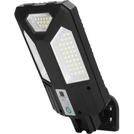 Lampe solaire extérieure avec détecteur de mouvement, étanche IP64, 88 LED 2835 et télécommande pour allée.