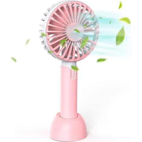 Ventilatore portatile, mini ventilatore portatile, adatto per ufficio, attività all'aperto, sport, casa, viaggi, campeggio e altre occasioni. (1/5)