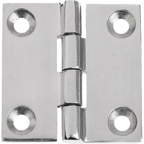 Charnière à paumelle marine en acier inoxydable 2" (50 mm) pour porte de placard ou de porte d'armoire (1/5)