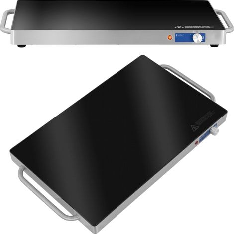 Royal Catering – Chauffe-plat électrique 240W – Boîtier acier inoxydable – Température idéale pour plats chauds – Pour restaurant et réception (1/5)